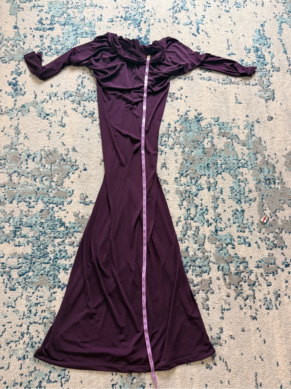 Gracia Maxi/Midi convertable Dress in Deep Plum - Picture 7 of 10